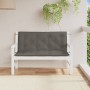 Cojines banco jardín 2 uds tela gris oscuro melange 120x50x7 cm en Decoración | Comprar online en Foru.es