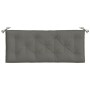 Cojines banco jardín 2 uds tela gris oscuro melange 120x50x7 cm en Decoración | Comprar online en Foru.es