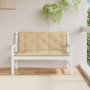Cojines para banco jardín 2 uds tela beige melange 120x50x7 cm en Decoración | Comprar online en Foru.es