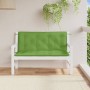 Cojines para banco jardín 2 uds tela verde melange 120x50x7 cm en Decoración | Comprar online en Foru.es