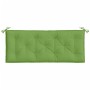 Cojines para banco jardín 2 uds tela verde melange 120x50x7 cm en Decoración | Comprar online en Foru.es