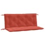 Cojines para banco jardín 2 uds tela rojo melange 120x50x7 cm en Decoración | Comprar online en Foru.es