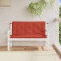 Cojines para banco jardín 2 uds tela rojo melange 120x50x7 cm en Decoración | Comprar online en Foru.es