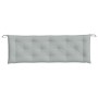 Cojines banco jardín 2 uds tela gris claro melange 150x50x7 cm en Decoración | Comprar online en Foru.es