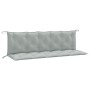 Cojines banco jardín 2 uds tela gris claro melange 180x50x7 cm en Decoración | Comprar online en Foru.es
