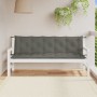 Cojines banco jardín 2 uds tela gris oscuro melange 180x50x7 cm en Decoración | Comprar online en Foru.es