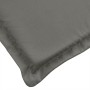 Cojines banco jardín 2 uds tela gris oscuro melange 180x50x7 cm en Decoración | Comprar online en Foru.es
