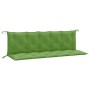Cojines para banco jardín 2 uds tela verde melange 180x50x7 cm en Decoración | Comprar online en Foru.es