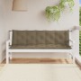 Cojines banco jardín 2 uds tela gris taupe melange 180x50x7 cm en Decoración | Comprar online en Foru.es