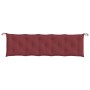 Cojines banco jardín 2 uds tela rojo tinto melange 180x50x7 cm en Decoración | Comprar online en Foru.es