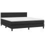 Cama box spring con colchón cuero sintético negro 180x200 cm de vidaXL, Camas y somieres - Ref: Foro24-3141017, Precio: 557,9...