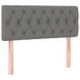 Cama box spring con colchón tela gris oscuro 100x200 cm de vidaXL, Camas y somieres - Ref: Foro24-3140834, Precio: 305,37 €, ...