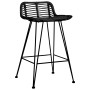 Taburetes de cocina 2 unidades ratán negro de vidaXL, Taburetes de cocina - Ref: Foro24-285233, Precio: 274,51 €, Descuento: %