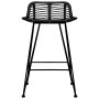 Taburetes de cocina 2 unidades ratán negro de vidaXL, Taburetes de cocina - Ref: Foro24-285233, Precio: 274,51 €, Descuento: %
