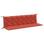 Cojines para banco jardín 2 uds tela rojo melange 200x50x7 cm en Decoración | Comprar online en Foru.es