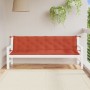 Cojines para banco jardín 2 uds tela rojo melange 200x50x7 cm en Decoración | Comprar online en Foru.es