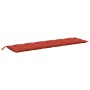Cojines para banco jardín 2 uds tela rojo melange 200x50x7 cm en Decoración | Comprar online en Foru.es