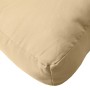 Cojines para sofá de palets 2 uds tela beige melange en Decoración | Comprar online en Foru.es