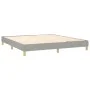 Box spring bed with light gray fabric mattress 180x200 cm by vidaXL, Beds and slatted bases - Ref: Foro24-3140873, Price: 509...