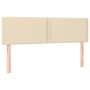 Cama box spring con colchón tela color crema 140x200 cm de vidaXL, Camas y somieres - Ref: Foro24-3140542, Precio: 423,84 €, ...