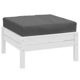 Cojín para sofá palets tela gris antracita melange 60x60x9,5 cm en Decoración | Comprar online en Foru.es