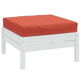 Cojín para sofá de palets tela rojo melange 60x60x9,5 cm en Decoración | Comprar online en Foru.es
