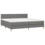 Boxspringbett mit dunkelgrauer Stoffmatratze 200x200 cm von vidaXL, Betten und Lattenroste - Ref: Foro24-3140562, Preis: 556,...