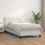 Cama box spring con colchón cuero sintético blanco 90x190 cm de vidaXL, Camas y somieres - Ref: Foro24-3141042, Precio: 289,1...