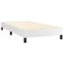 Box spring bed with white synthetic leather mattress 90x190 cm by vidaXL, Beds and slatted bases - Ref: Foro24-3141042, Price...