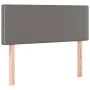 Box spring bed with gray synthetic leather mattress 90x190 cm by vidaXL, Beds and slatted bases - Ref: Foro24-3141039, Price:...