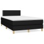 Cama box spring con colchón tela negro 120x200 cm de vidaXL, Camas y somieres - Ref: Foro24-3140523, Precio: 375,34 €, Descue...