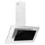 Campana extractora acero inox y vidrio templado plateado 90 cm de vidaXL, Extractores - Ref: Foro24-51664, Precio: 237,46 €, ...