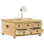 Caja de almacenaje Corona madera maciza de pino 90x78x45 cm en Baúles de almacenamiento | Comprar online en Foru.es