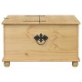 Caja de almacenaje Corona madera maciza de pino 90x78x45 cm en Baúles de almacenamiento | Comprar online en Foru.es