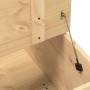 Caja de almacenaje Corona madera maciza de pino 78x78x45 cm en Baúles de almacenamiento | Comprar online en Foru.es