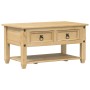 Mesa de centro cajones Corona madera maciza de pino 85x50x45 cm en Mesas de centro | Comprar online en Foru.es