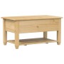 Mesa de centro cajones Corona madera maciza de pino 85x50x45 cm en Mesas de centro | Comprar online en Foru.es