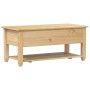 Mesa de centro cajones Corona madera maciza pino 100x48x45 cm en Mesas de centro | Comprar online en Foru.es