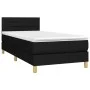 Box spring bed with black fabric mattress 90x190 cm by vidaXL, Beds and slatted bases - Ref: Foro24-3140659, Price: 270,56 €,...