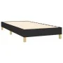 Box spring bed with black fabric mattress 90x190 cm by vidaXL, Beds and slatted bases - Ref: Foro24-3140659, Price: 270,56 €,...