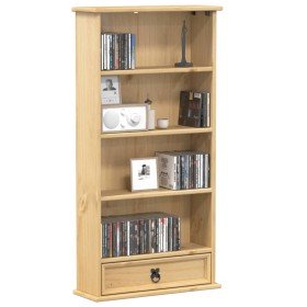 Estantería de CDs Corona madera maciza de pino 52x17,5x103 cm en Librerías y estanterías | Comprar online en Foru.es