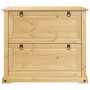 Mueble zapatero Corona madera maciza de pino 99x32x85 cm en Zapateros y organizadores de calzado | Comprar online en Foru.es