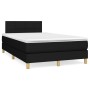 Cama box spring con colchón tela negro 120x200 cm de vidaXL, Camas y somieres - Ref: Foro24-3140603, Precio: 374,30 €, Descue...