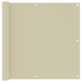 Toldo para balcón tela oxford crema 90x300 cm en Sombrillas | Comprar online en Foru.es