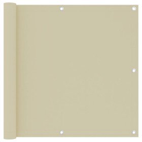 Toldo para balcón tela oxford crema 90x300 cm en Sombrillas | Comprar online en Foru.es