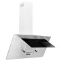 Campana extractora acero inox y vidrio templado plateado 90 cm de vidaXL, Extractores - Ref: Foro24-51664, Precio: 237,46 €, ...