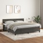 Cama box spring con colchón terciopelo gris oscuro 180x200 cm de vidaXL, Camas y somieres - Ref: Foro24-3141198, Precio: 517,...