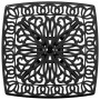 Mesa de jardín aluminio fundido negro 80x80x75 cm en Mesas de jardín | Comprar online en Foru.es