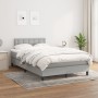 Cama box spring con colchón tela gris claro 120x200 cm de vidaXL, Camas y somieres - Ref: Foro24-3140361, Precio: 366,44 €, D...
