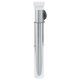 Base de sombrilla enterrada de palo de 40-50 mm aluminio plata en Bases para sombrillas | Comprar online en Foru.es